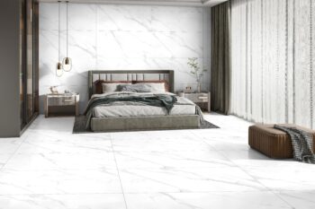 2X4 GVT natural Statuario marble.