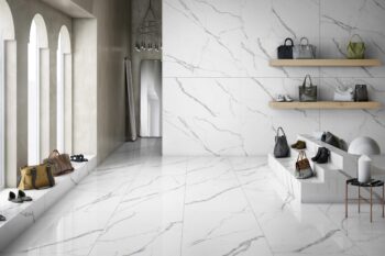 2X4 GVT TILES Ideal for luxury flooring, kitchen countertops, bathroom vanities, and feature walls in residential and commercial projects.