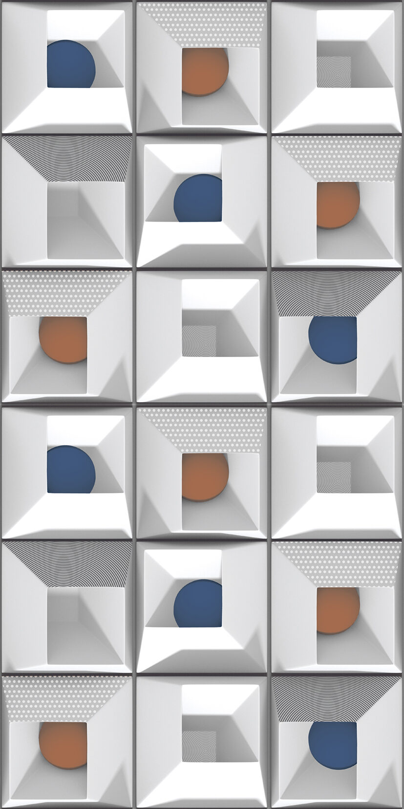 3D64 3D 64 | 2x4 ft | 3D TILE