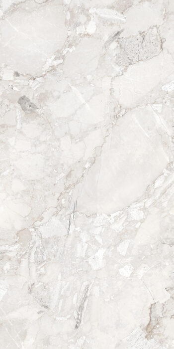 Corcel Breccia Bianco | 2x4 ft | Glossy Tiles