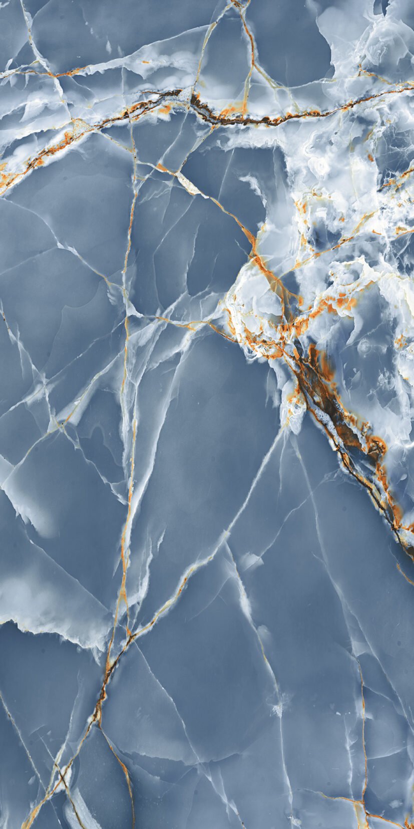 Fliker Onyx Blue Fliker Onyx Blue | 600x1200mm | High glossy Tiles